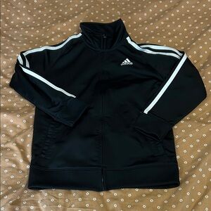 Adidas Kids Black and White Track Jacket